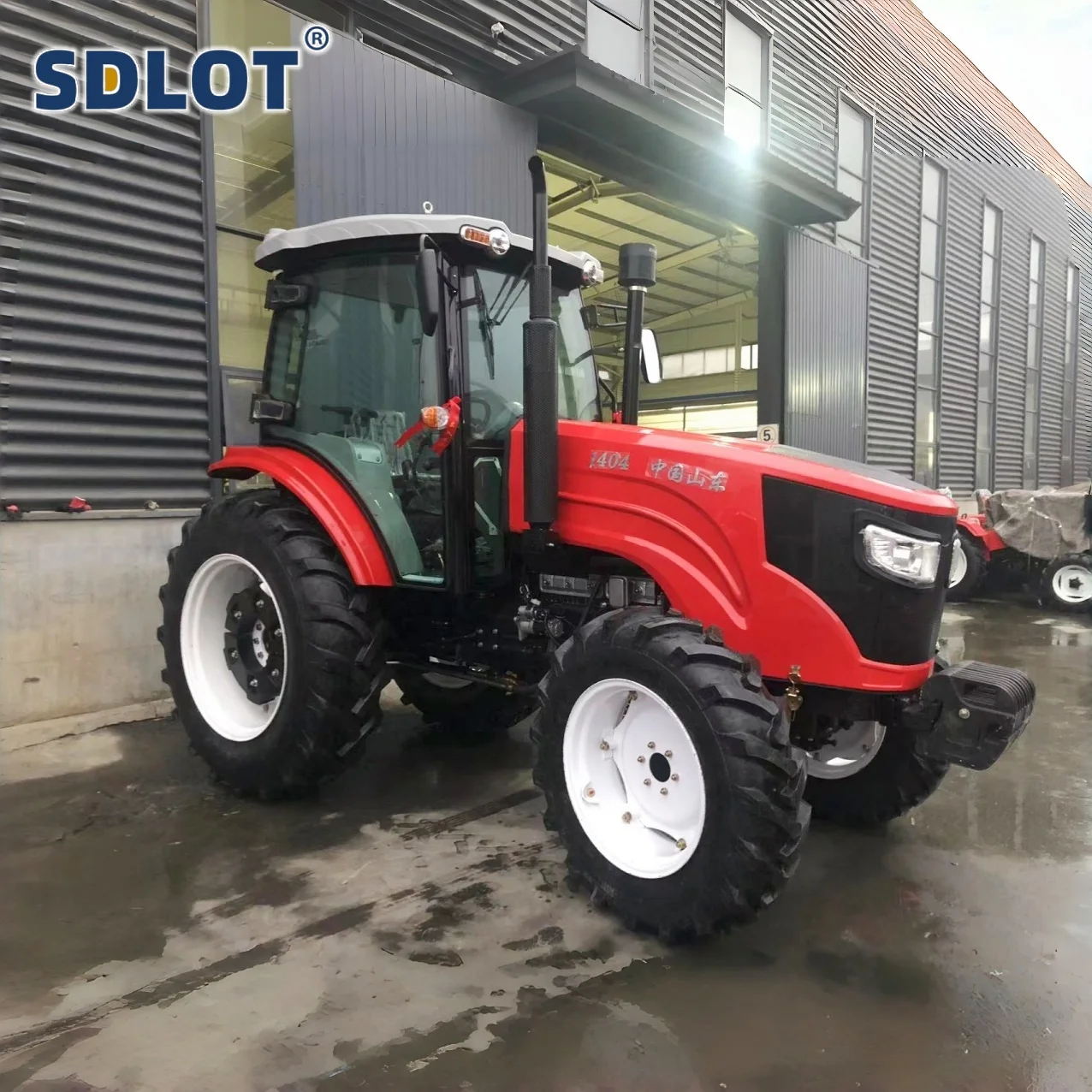 Customized 140HP Heavy Duty 4WD Wheeled Diesel Tractor with Cabin Agricultural All-terrain Machinery Supplier