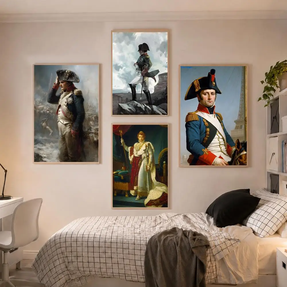Vintage Napoleon Bonaparte whimsical Poster Modern Aesthetic Wall Art Poster Home Bar Cafe Decor Gift