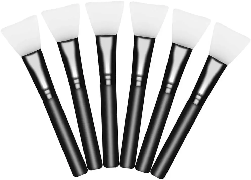 6PCS Silicone Epoxy Brushes Set for DIY Mixing and Spreading Epoxy Resin on Glitter Tumblers Bling Tumbler Cups and Mugs
