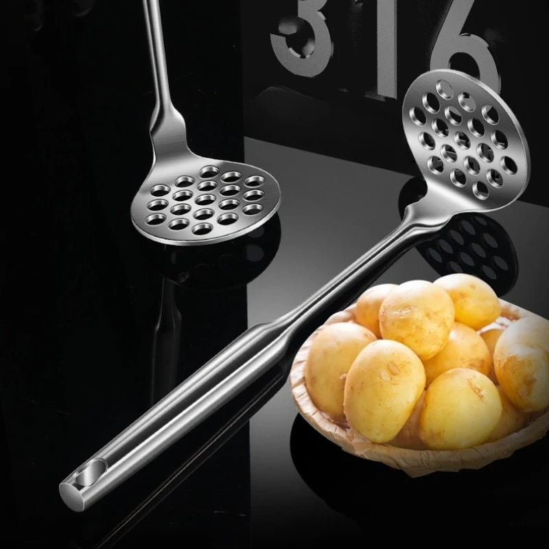 1PC Potato Press Household Baby Supplementary Food Press Spoon Press Mashed Potatoes Kitchen Cooking Tools Home Kitchen Utensils