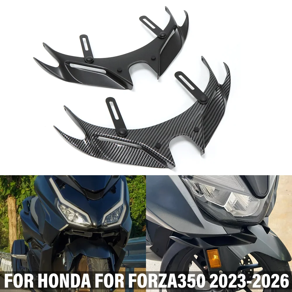 Motorrad-Frontspoiler FÜR HONDA FOR FORZA350 2023 2024 2025 2026 Frontverkleidung Winglets Aerodynamischer Flügelschutz