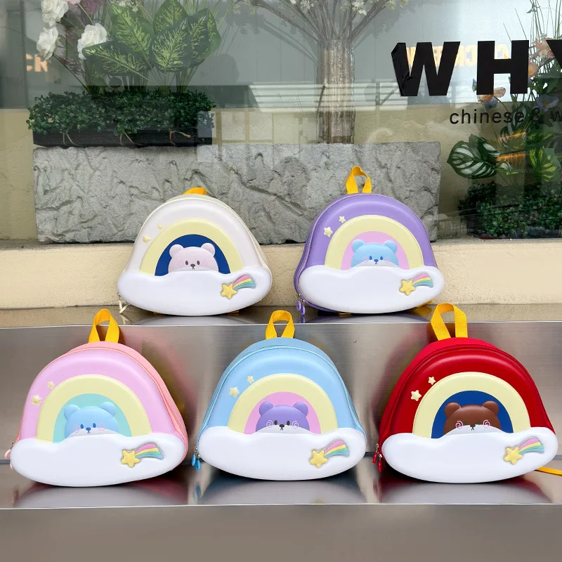 

Rainbow Bear Backpack Cute Backpack Cartoon Backpacks EVA School Bags Designer Bag Kids Backpack for Boy Mochilas Mujer Рюкзак