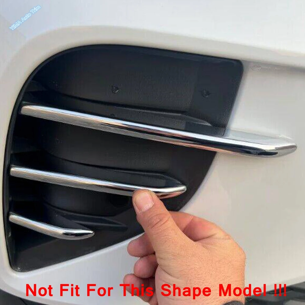 

For VW Volkswagen ID.4 ID4 2021 - 2024 Car Door Handle Bowl Cover Surround Bezel Frame Front Foglight Trim Exterior Accessories
