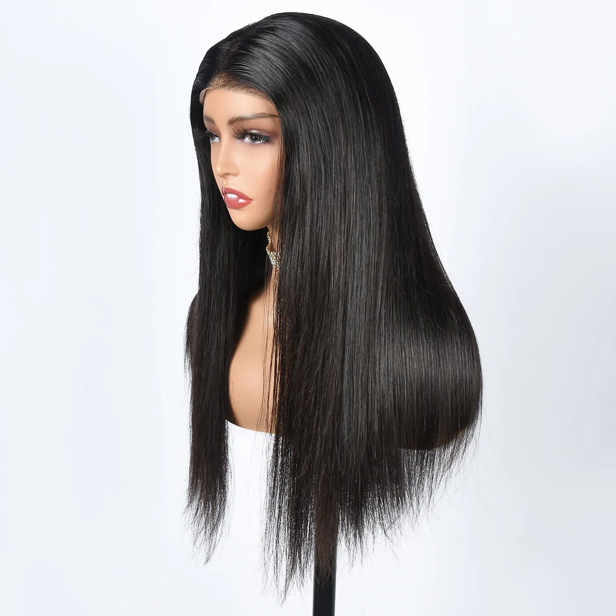 Miss Rola Glueless Straight Lace Front Wigs Brazilian 6x4 Lace Front Human Hair Wigs Pre Plucked 4x6 Lace Closure Wigs For Woman