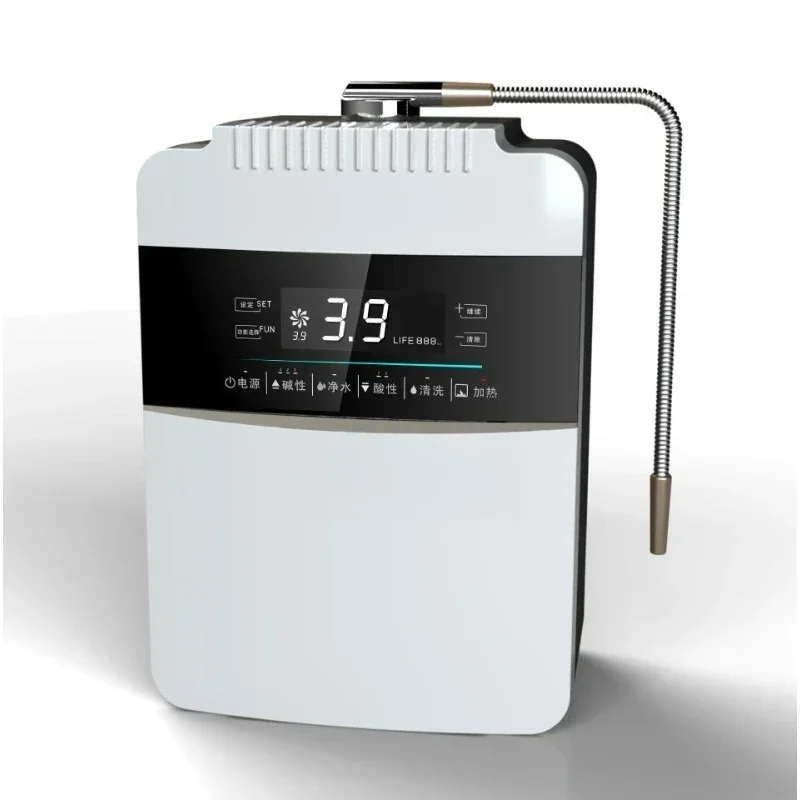 Negative potential electrolyzer, hydrogen-rich ion water machine, household water purifier