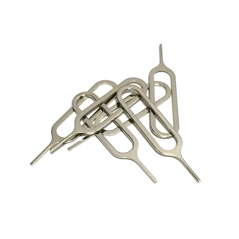 قطع غيار إبرة الدبوس لهاتف iPhone Samsung Blackberry Xiaomi Oppo Huawei so ect Take Sim Card Remover Tool