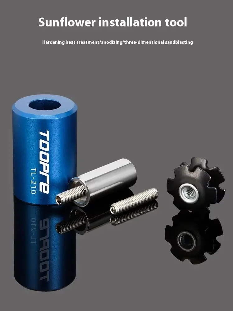 AliExpress Mountain & Road Bike Sunflower Installation Tool - Front Fork Headset Steel Spline Installer Sleeve
