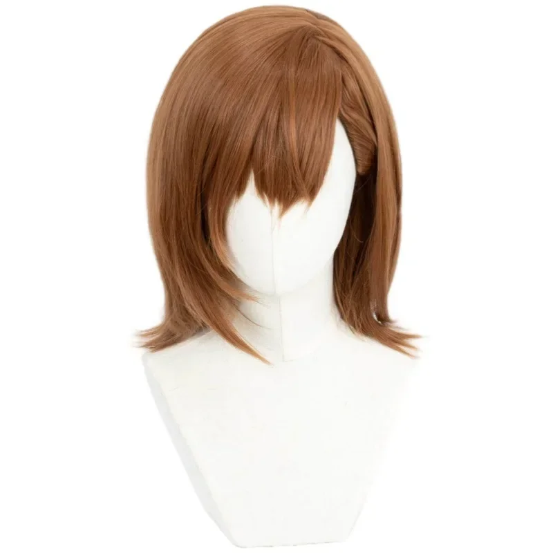 Peluca de disfraz de Cosplay de Anime, un cierto científico Railgun Misaka Mikoto