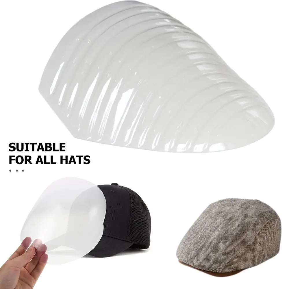 10Pcs Plastic Hat Support Stand Shape Retaining Transparent Cap Shaper Insert Pressure Resistant Hat Display Support Hat Storage