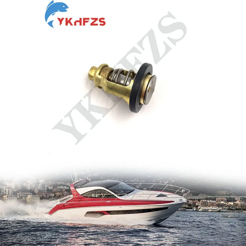 

Термостат 60V-12411-00 50 ° Для лодочных моторов Yamaha F115, VZ200, VZ225, VZ250: 68V-12411-00, 68V-12411, 18-3525