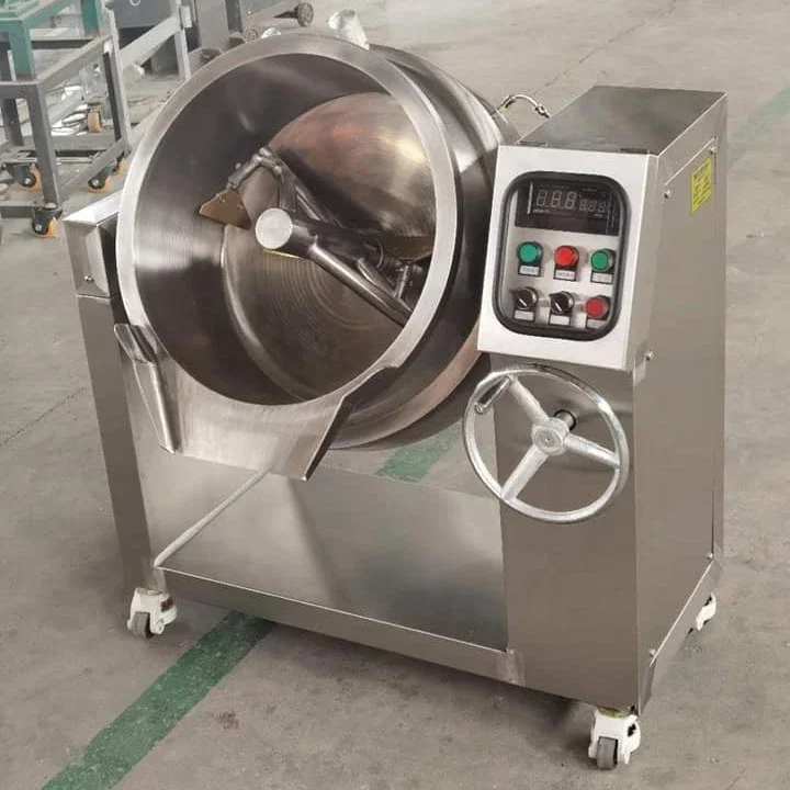 Industrial Tilting Fudge Making Jacketed Kettle Machine Sugar Cooking Pot with Mixer