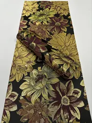 African Nigerian2PCS Floral Plain SEGO Gele Headtie3D High Quality Embroiderd for Lady Tie Hair Cap Head Wrapper Scarf hz1386