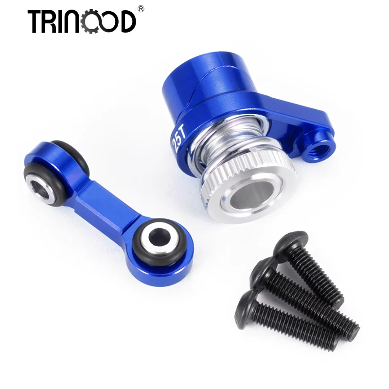 

TRINOOD 25T GPM Steering Servo Arm Horn Steering Rod for 1/16 Mini Maxx 2S 1/10 4WD Ford GT 4-TEC 2.0 3.0 Corvette Stingary