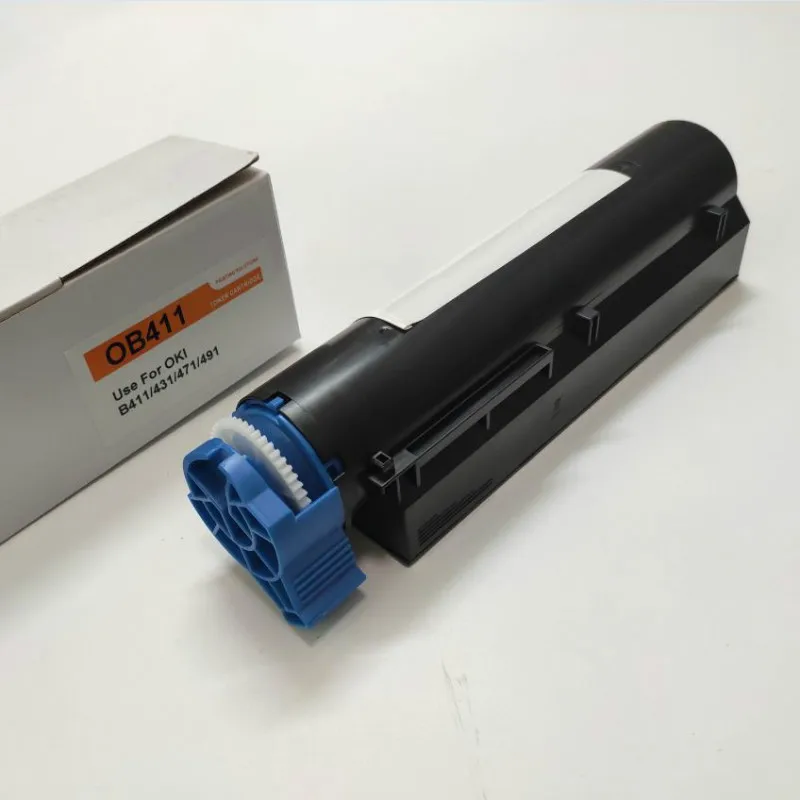 Cartucho de Toner Recarregável para Impressoras Oki MB461 MB471 MB491, para Cartuchos Okidata MB 461 471 491 44917603 44574903 44917601, 12K