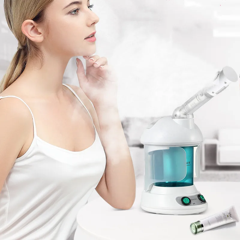 Facial Steamer for Face Facial Vaporizer Portable Ionic Face Steamer Hot Warm Face Mist Sprayer Moisturizing Hydrating Device