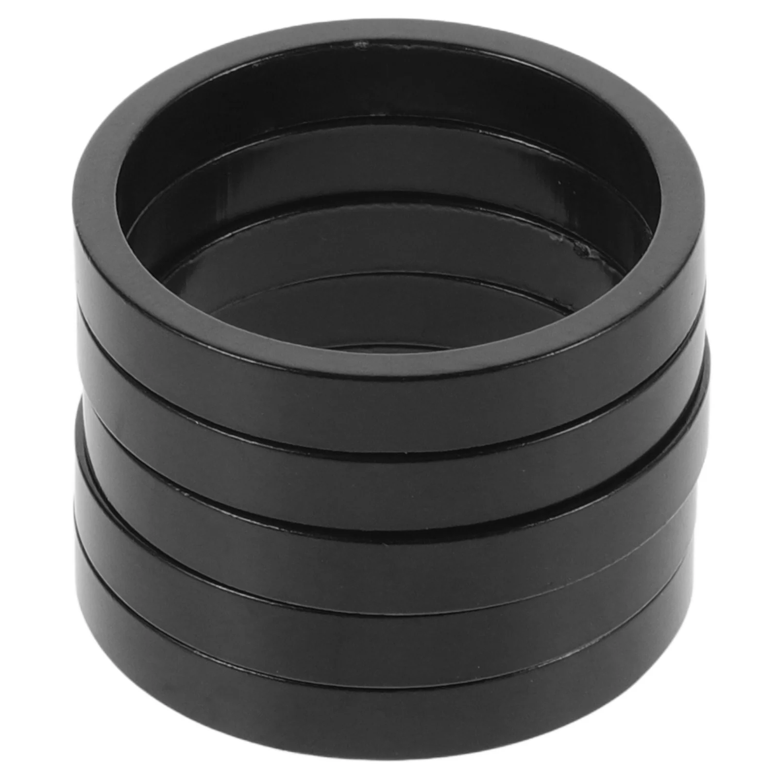 

5Pcs Aluminum Alloy Bike Headset Spacer Lightweight Shock Absorbing Stem Riser Spacer Threadless Headset for Mountain Bikes