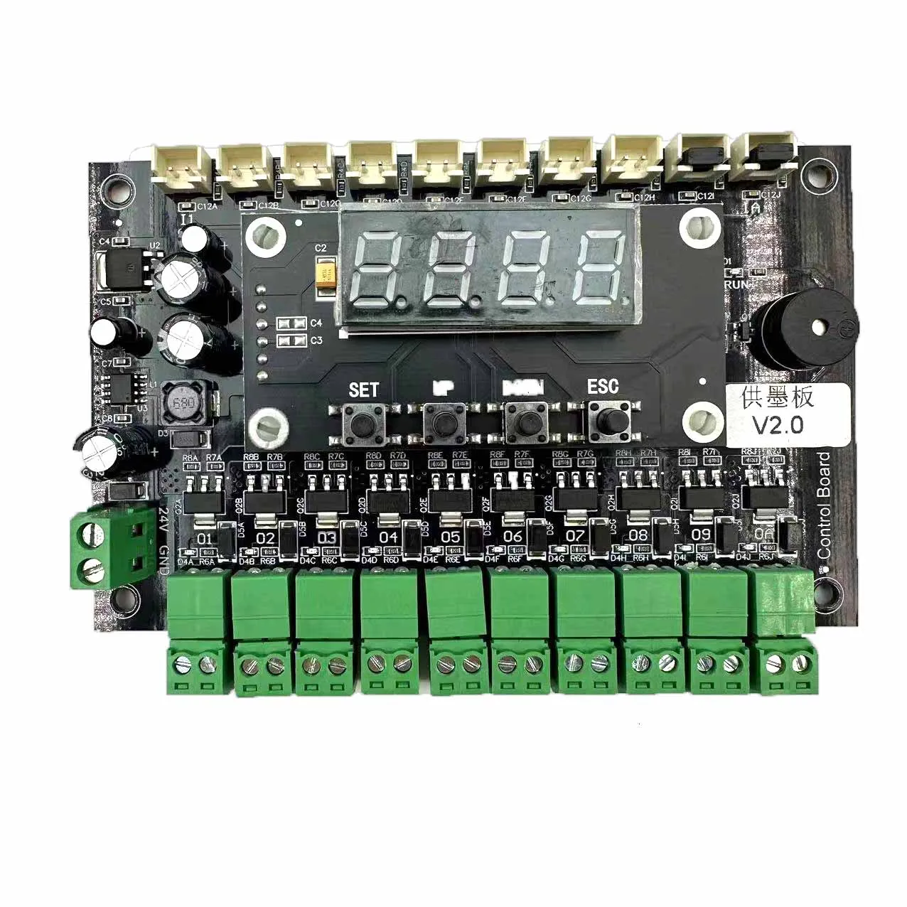 10-position ink supply control board Ink Circulation printing inkjet printer  cartridge automatic ink supply for inkjet printer