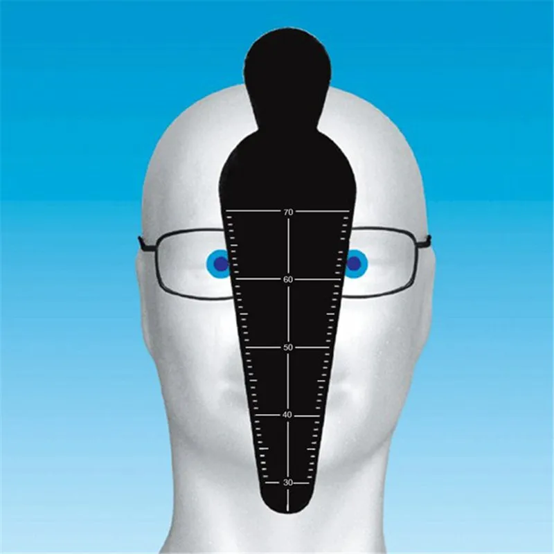 2Pcs Bi-Nasal Wedge Sector Occluder Binasal Occlusion Esotropia Strabismus Orthopia Trainer Training Tools fast shipping