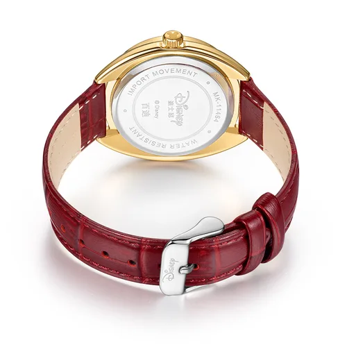 Imagen 2 del producto Disney-relojes de Mickey Mouse para niños, reloj de pulsera de cuarzo de cuero luminoso, regalo de cumpleaños para niños y niñas, reloj para estudiantes, hombres y mujeres jóvenes