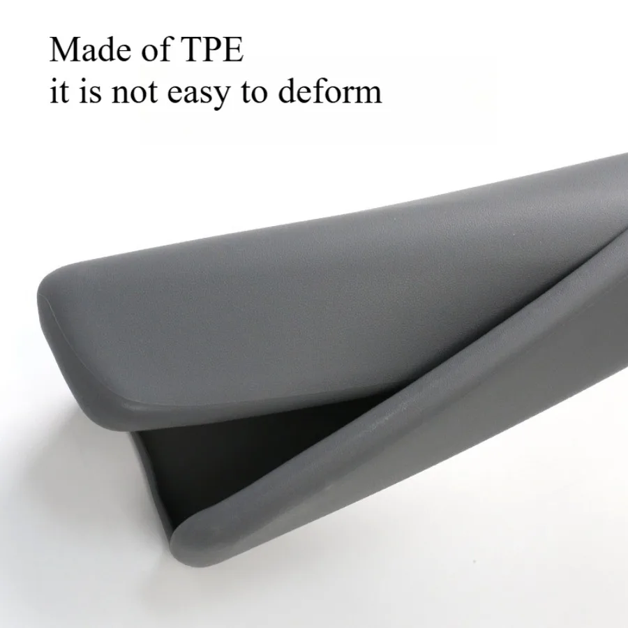 غطاء صندوق مسند الذراع TPE - زخرفة زخرفية واقية لتعديل داخلي طراز Tesla 3/Y