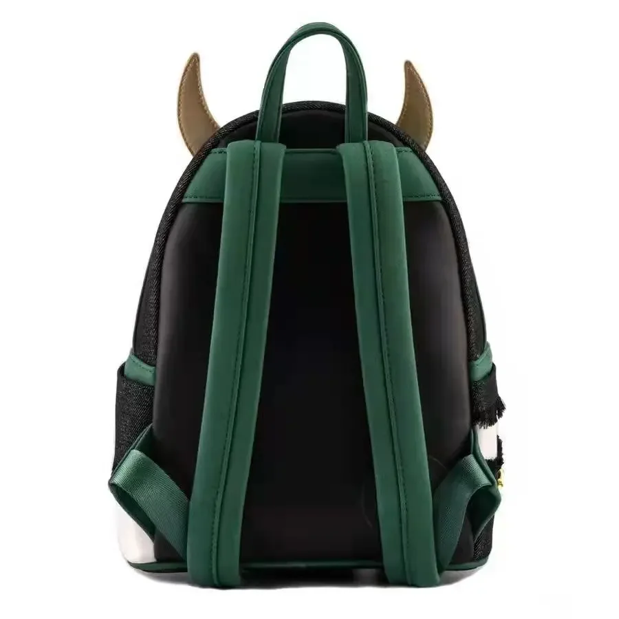 Marvel The Avengers Movie TV Peripheral New LOKI Schoolbag Children Students Vinatge Nylon Drawstring Backpacks Portable Bags