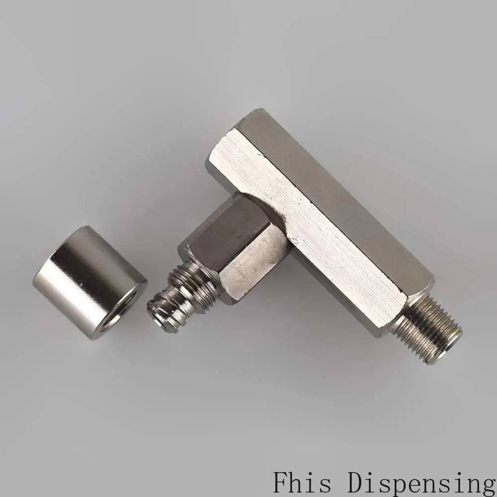 G1/4 G1/8 Dispensing Valve Metal Adapter Sub Assembly Adapter Dispensing Fittings Needle Adapter Threaded Port (Size Optional)