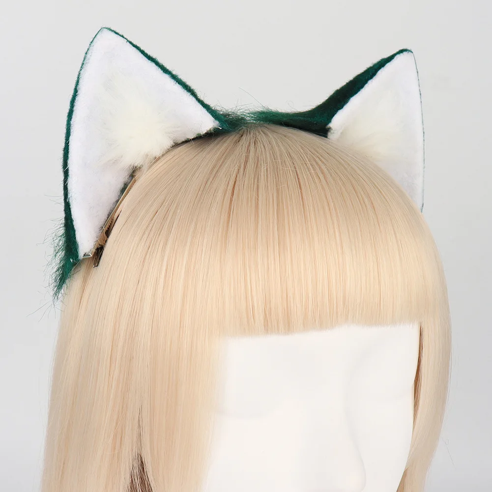 FOR COSPLAYING Drill cat tail cos set plush cat ear hairpin beast ear beast tail