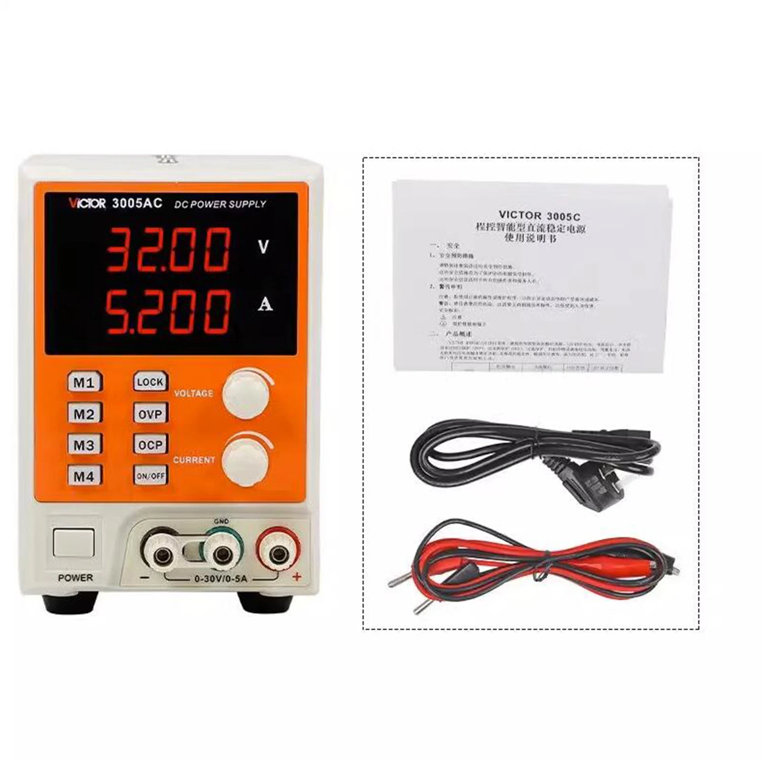 Victor 3005ac 3005c 3010ac Bank Schalt code Typ DC Strom versorgung Stabilisierung Versorgungs programm gesteuert intelligent.