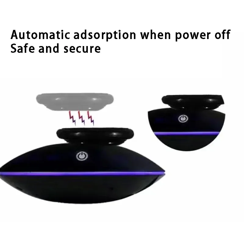Magnetic Levitation Floating 360 Rotation Display Stand for Figures Jewelry 350g Load LED Light Home Decor Gift