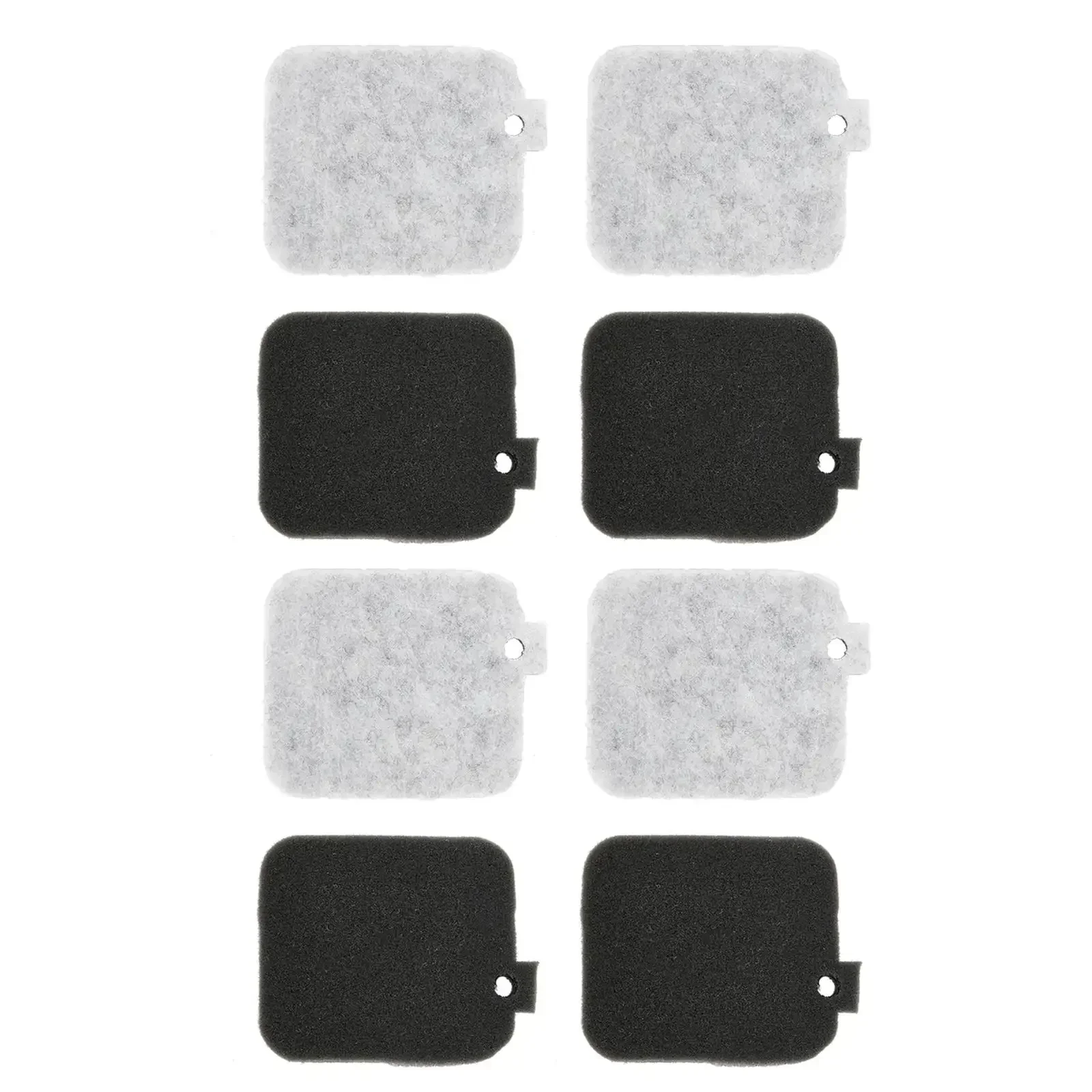 Blower Part Air Filter 6pcs Grey Leaf Blowers Replacement Round Square Vacuum Parts Garden Yard #4229 120 1800