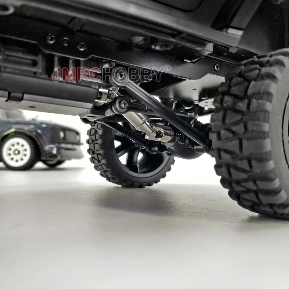 JMRC 4WD SEMI Jeep Crawler Matte Black Metal Drive Shaft Edition 2.4GHz RC Climbing Vehicle With LED Head-Lighting  RTR