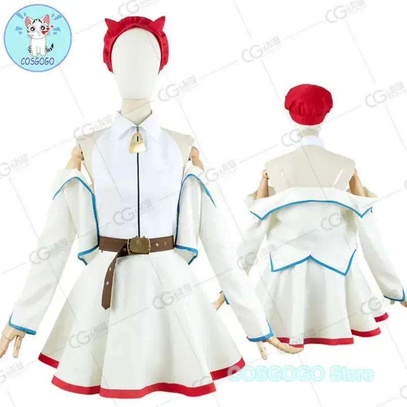 일본 게임 Vtuber Nijisanji Oshiro Mashiro 코스프레 의상 할로윈 의상 의류 여성 Anime Dressc;6,r'8;p'