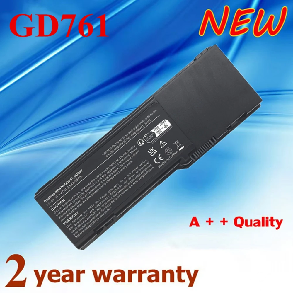

XU937 UD267 RD859 GD761 312-0461 Laptop Battery For Dell Inspiron 1501 6400 E1505 PP20L PP23LA for Latitude 131L 1000