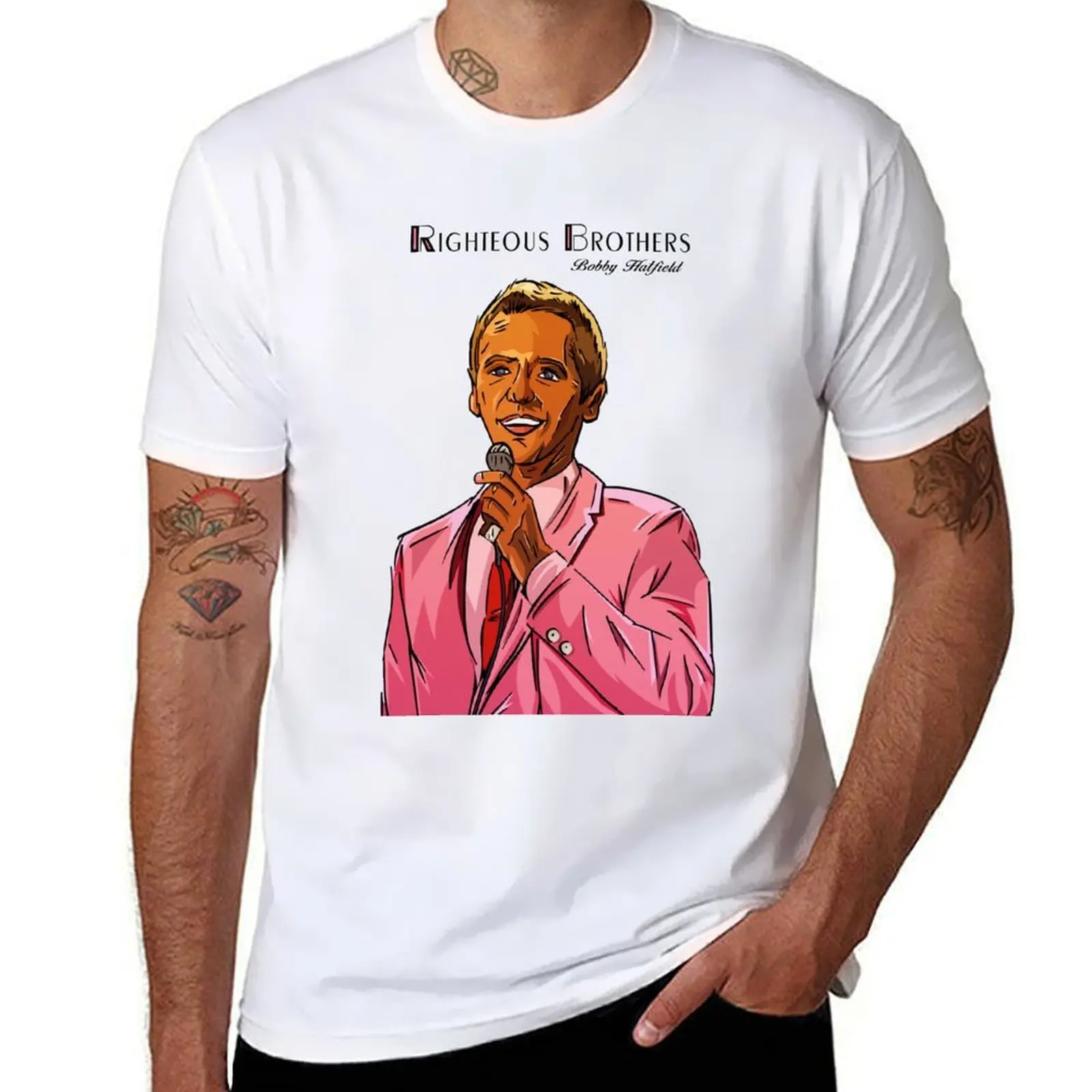 

Righteous Brothers (Bobby Hatfield) T-Shirt t shirt man designer t shirt man casual T-shirt
