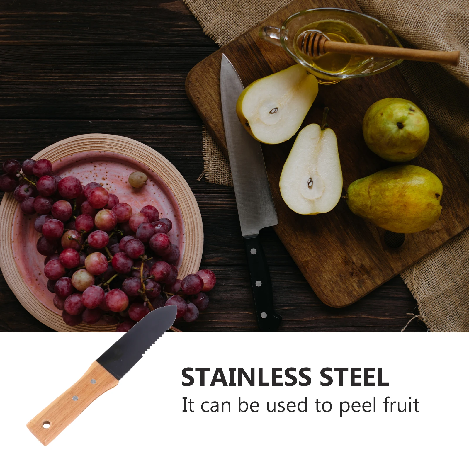 

Gardening Digger Tool Stainless Steel Hand Shovel Wooden Handle Anti-Rust Soil Digging Transplanting Planting Gardening Tool