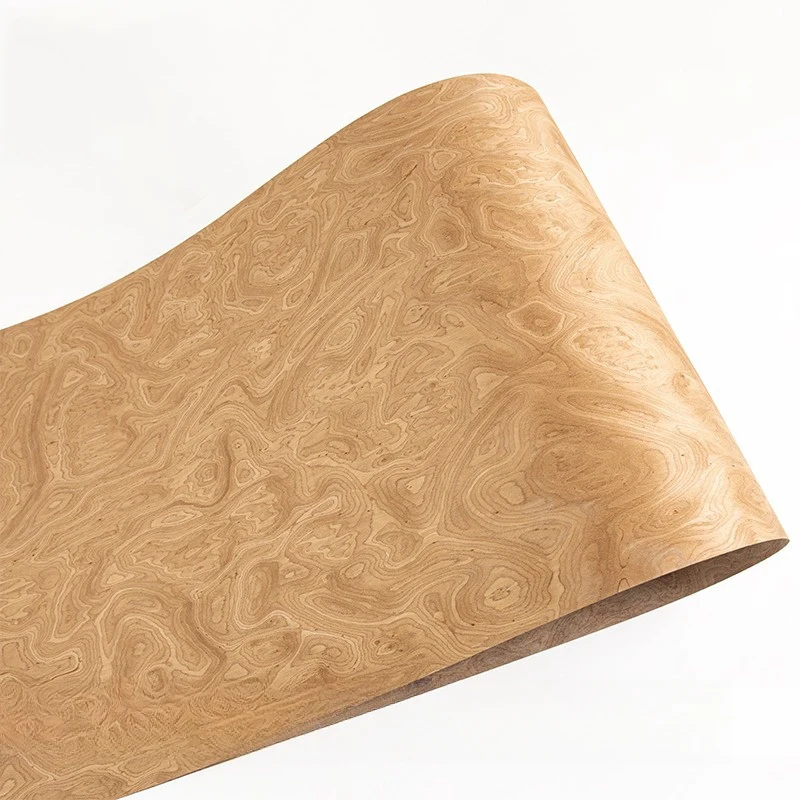 قشرة خشبية هندسية من Elm Burl مقاس 58 × 250 سم لتعزيز الأجهزة الداخلية والأثاث وألواح الحائط والمشروعات الزخرفية #5