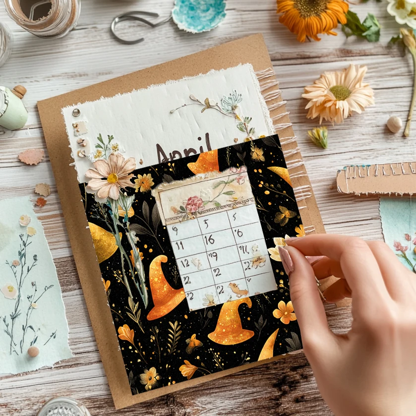 مجموعة سجل القصاصات مقاس 6 × 6 بوصات (36 ورقة): أنماط ختم السفر العتيقة - مثالية لسكرابوكينغ وأوريغامي ومجلة الذاكرة