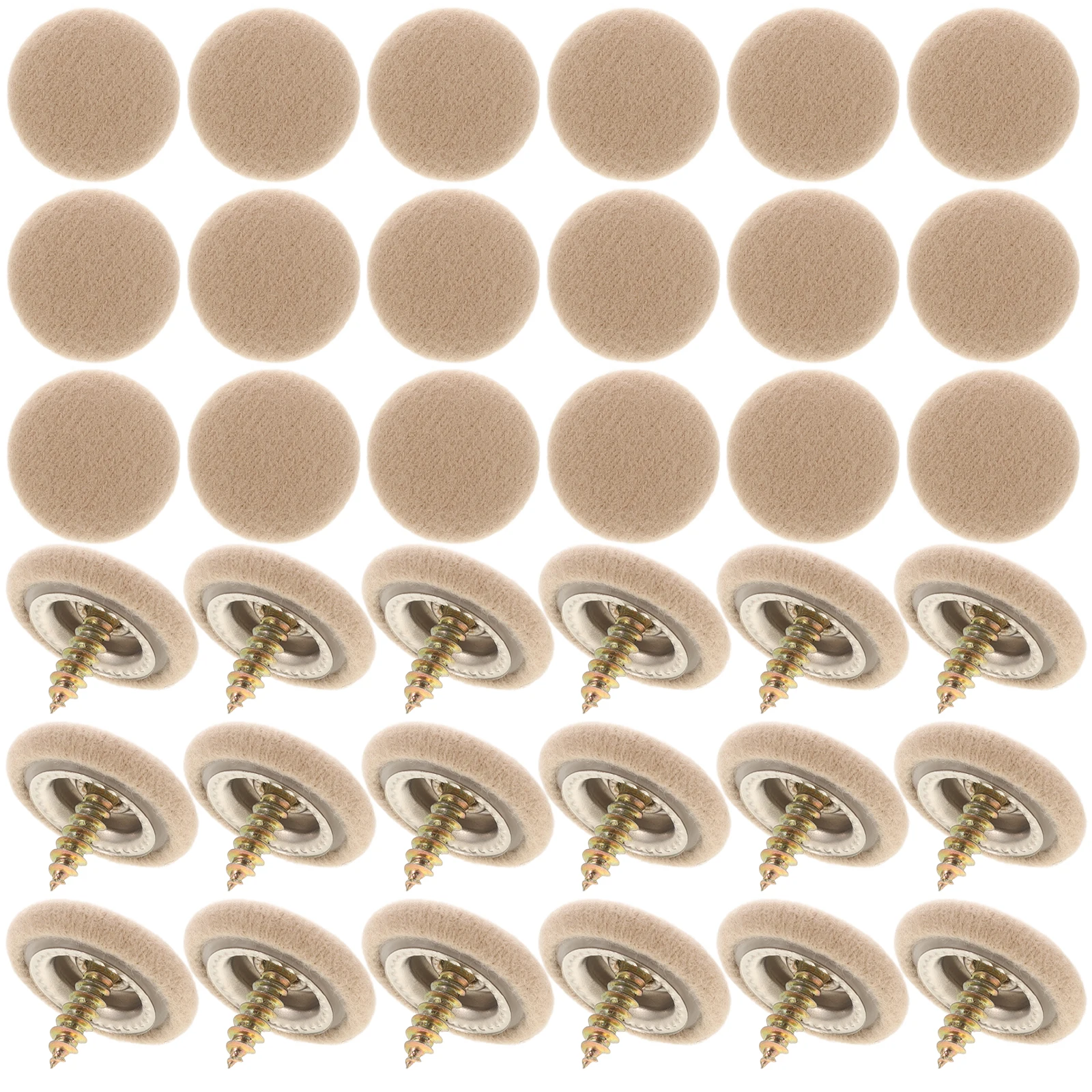 

1 set Headliner Repair Kit Beige Car Ceiling Fabric Rivets for Roof Fixing Interior Tool Strong Reliable Buttons
