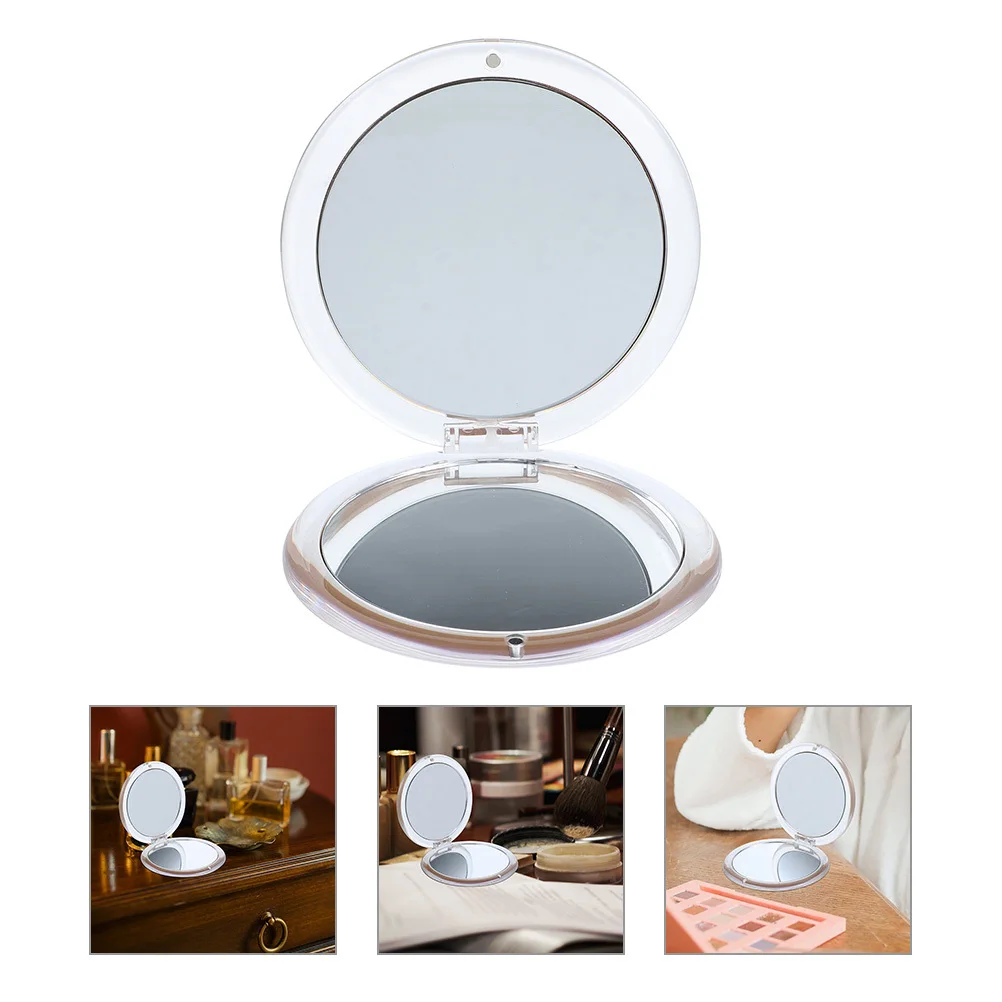 

Mini Double Sided Compact Folding Magnifying Makeup Mirror Small Portable Pocket Mirror Travel Makeup Mini Mirrors for Travel