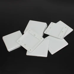 10pcs Tipo 86 Elettrico Interruttore Presa A Muro Pannello di Copertura In Bianco Bianco ABS Presa Piastra di Copertura