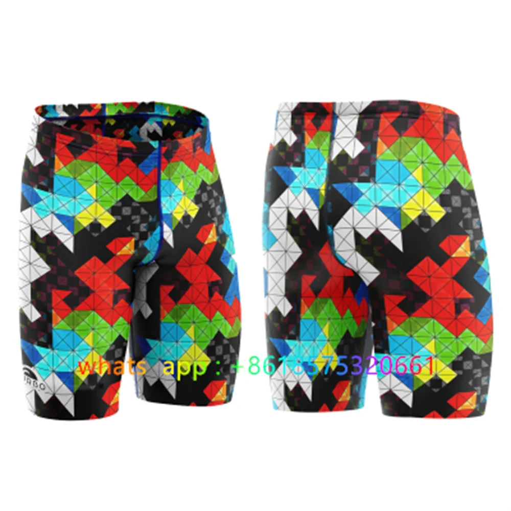 

Swimming Trunks with Prints Men Quick Dry Beach Boxer Shorts with Drawstring Beach Pool Games Essential Professional Jammer