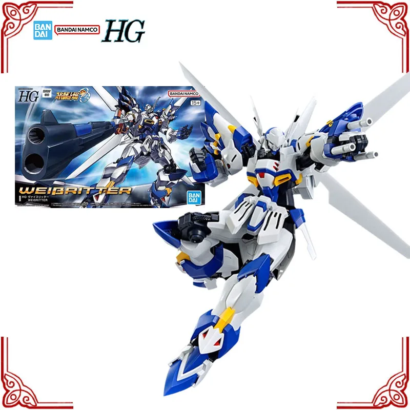

In Stock Genuine Bandai SRW OG Model Kit HG 1/144 Weiβritter Anime Action Figure Collection Assembly Mode Boy Toys Birthday Gift