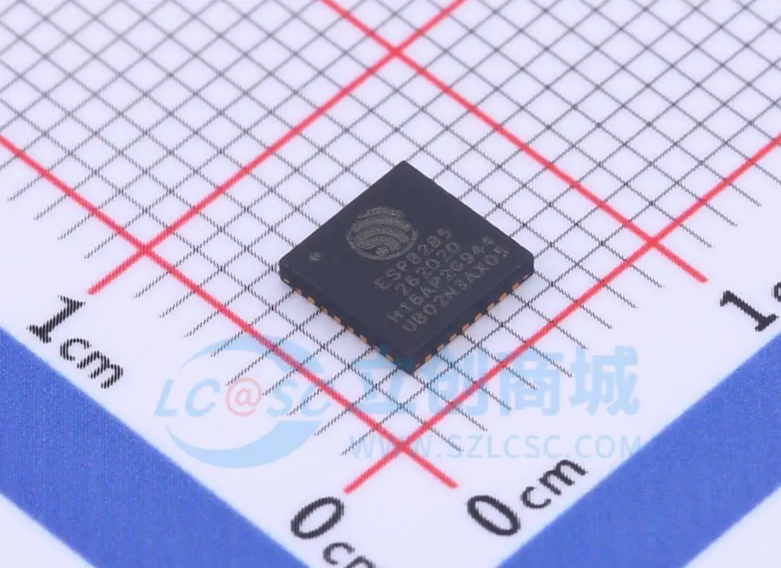 6PCS  ESP8285H16 Brand: ESPRESSIF Package: QFN-32-EP (5x5) Brand new original genuine product