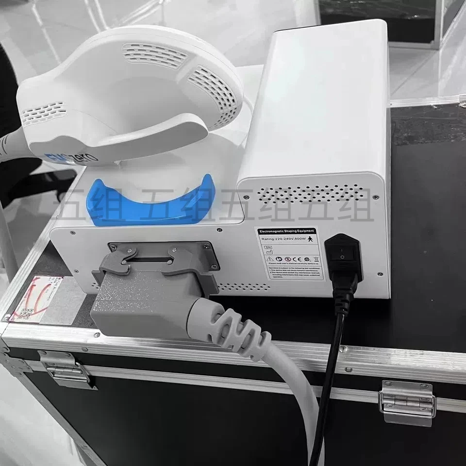 Taixl Body Slimming Sculpting in Sculpt Machine Hi-emt 6500W Weight Lose Electromagnetic Muscle Fat Removal with 4 Handle