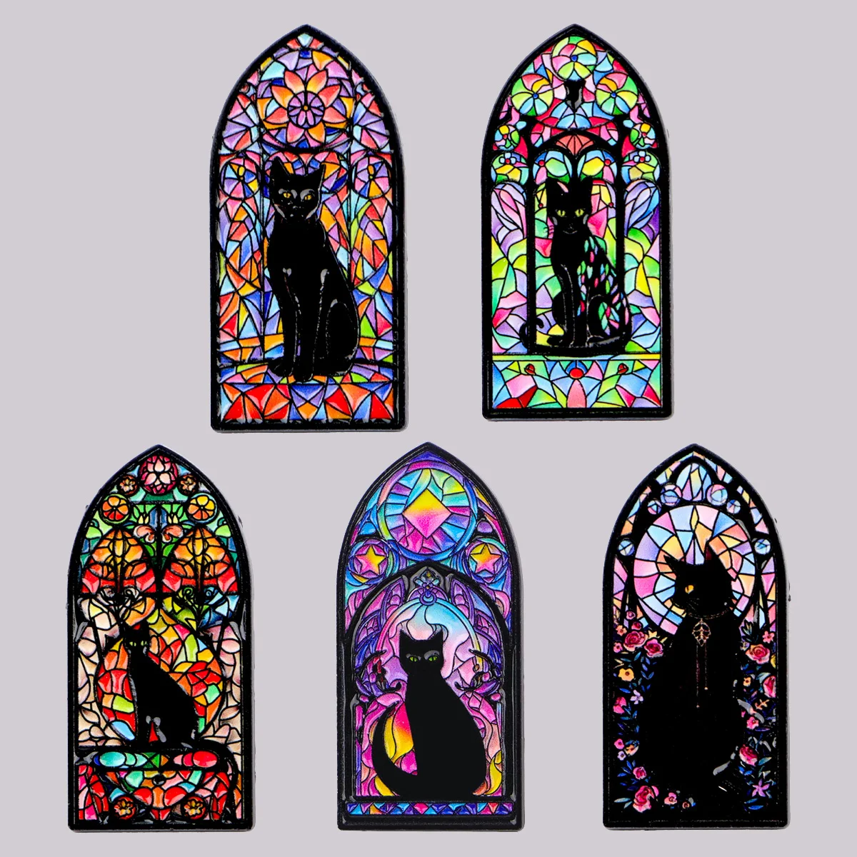 

Black Cat Enamel Pin Fairy Tales Brooch Pines Lapel Pins Badge on Backpack Clothing Accessories Vintage Jewelry Friends Gift