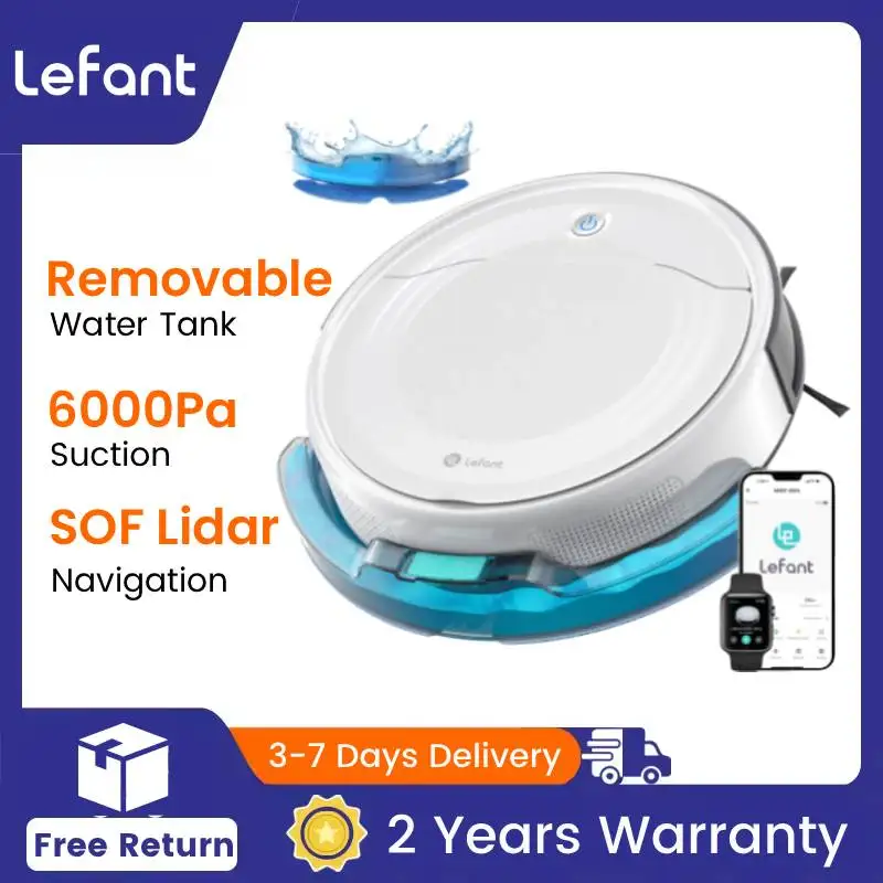 LEFANT M310 Ultra Robot Vacuum Cleaner with SOF LiDAR Navigation