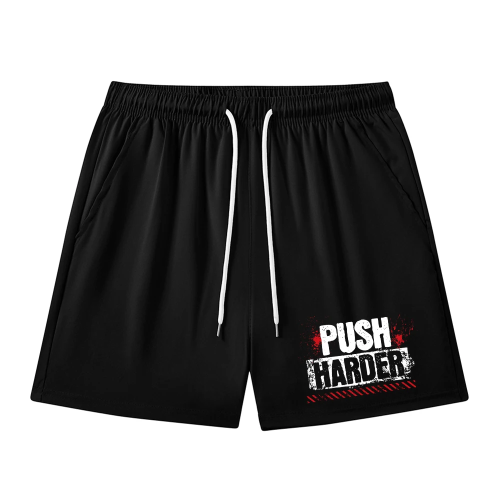 

Men's Personalized Text Print Casual Beach Shorts Suitable For Summer Vacations Beach Surfing Fitness Two In One Sports Shorts