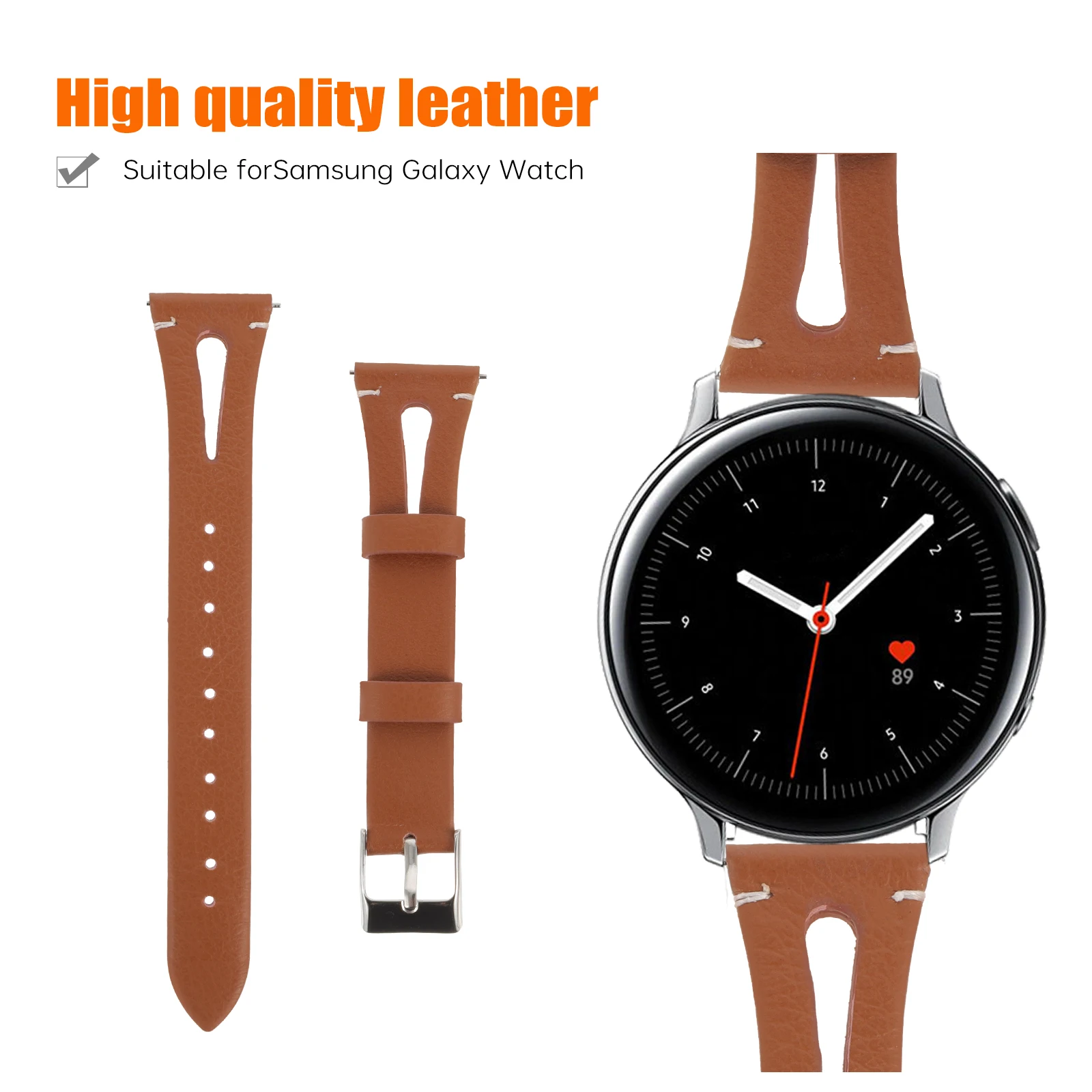 

1pc Band 20Mm Universal Comfortable Wristband Replacement Watch Strap Daily Wear Chic Casual Watch Accessories