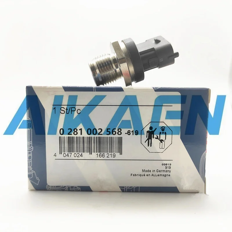 0281002568 with Original box Riginal Fuel Rail Pressure Sensor Common Regulator For 314004A010 0281002908