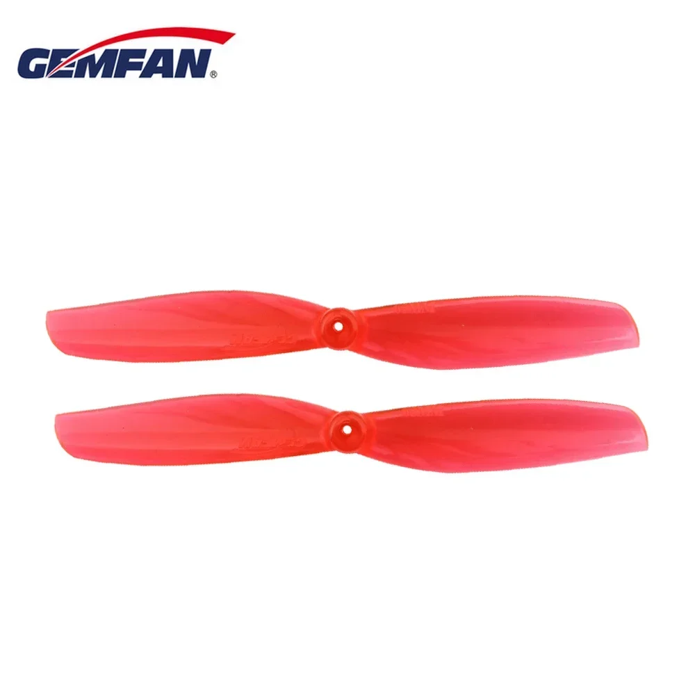 12Pairs(12CW+12CCW) Gemfan 65mmS 65mm 2-Blade Propeller 1mm 1.5mm (Random Color) for RC FPV 2.5inch Toothpick Drones